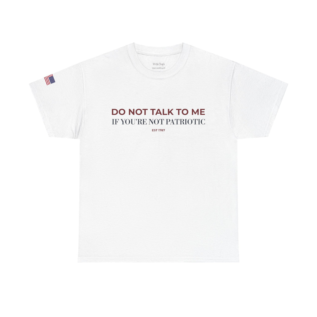 DO NOT TALK TO ME