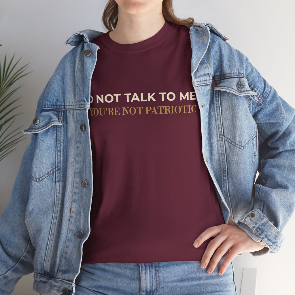 DO NOT TALK TO ME