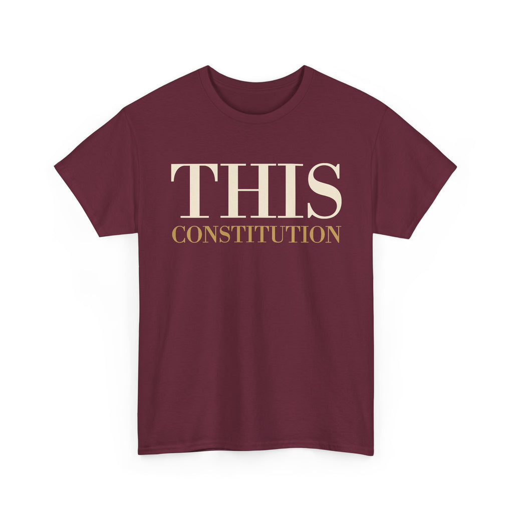 THIS Constitution  t-shirt