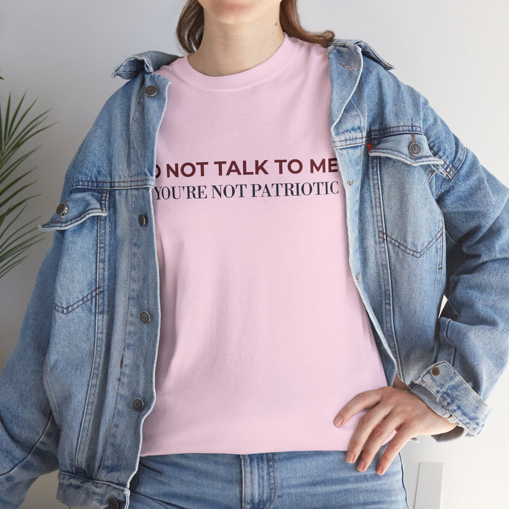 DO NOT TALK TO ME
