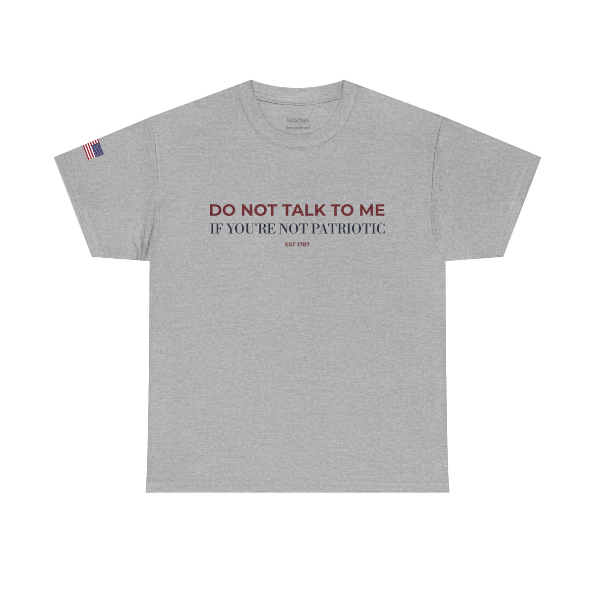 DO NOT TALK TO ME