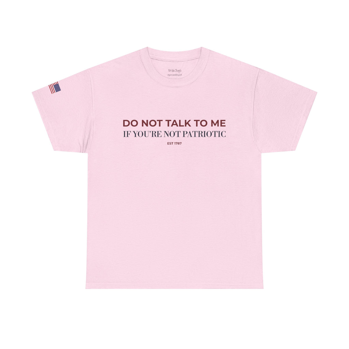 DO NOT TALK TO ME