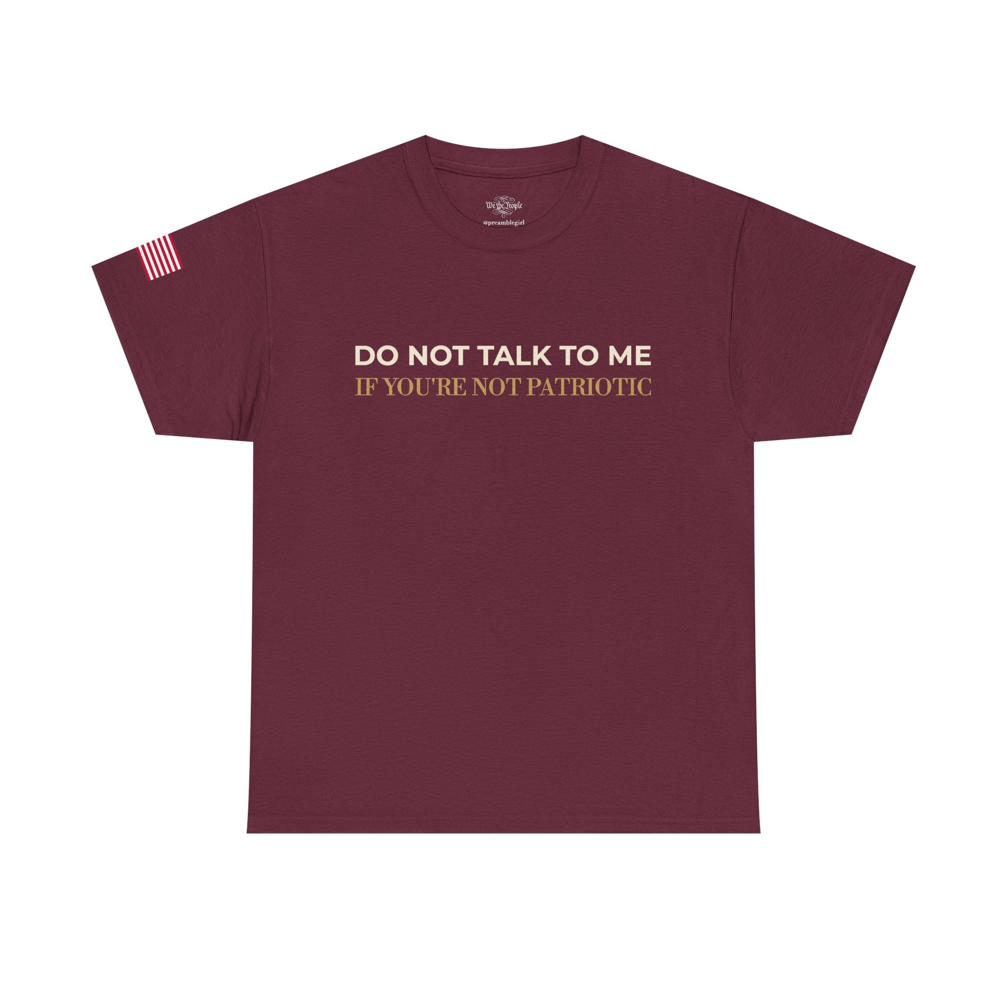DO NOT TALK TO ME