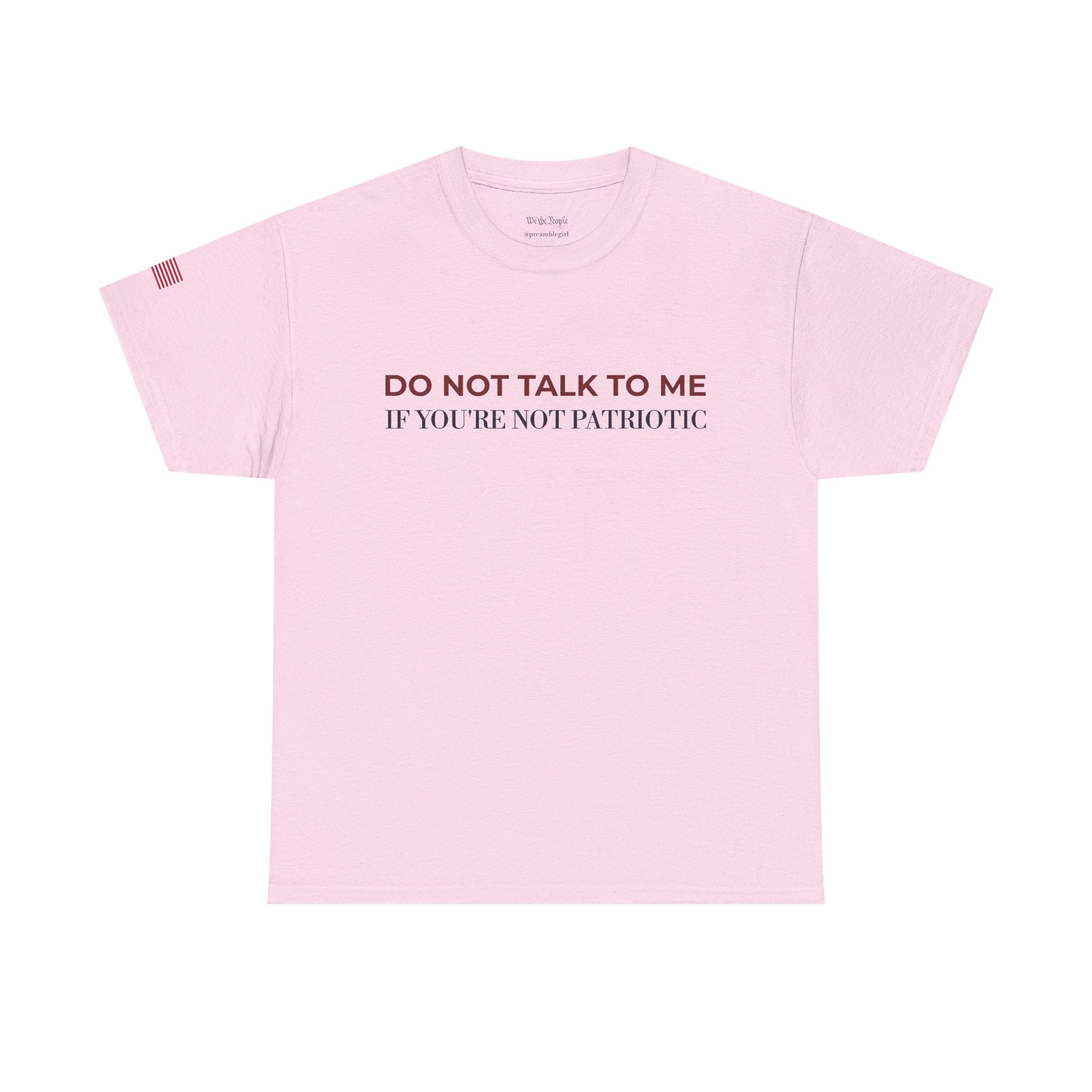 DO NOT TALK TO ME